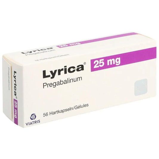 Viatris Medications Lyrica 25mg Capsules - Pregabalin