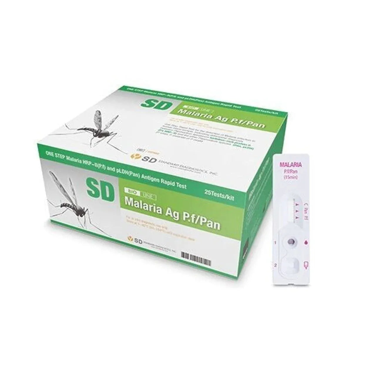 SD Bioline Diagnostic Tests Malaria Rapid Test Kit SD Bioline Ag pf/Pan