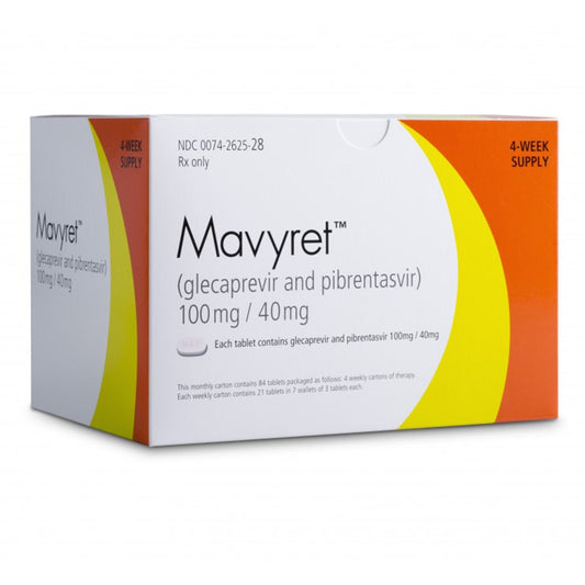 Mavyret Antivirals Mavyret 100mg 40mg Tab