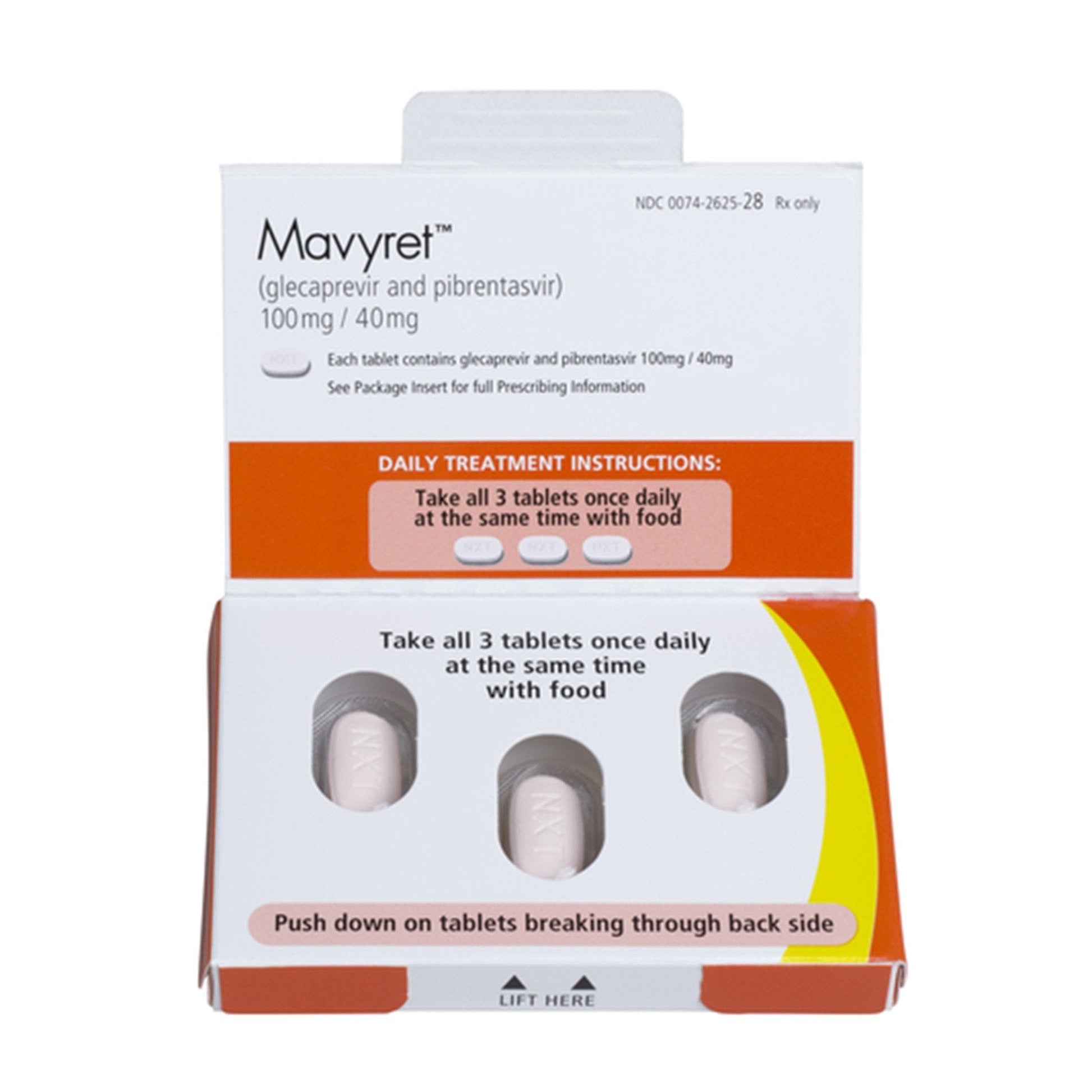 Mavyret Antivirals Mavyret 100mg 40mg Tab
