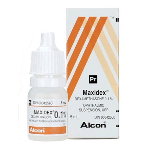 Maxidex Eye Drops Maxidex Eye Drops 0.1% Dexamethasone, 5 mL