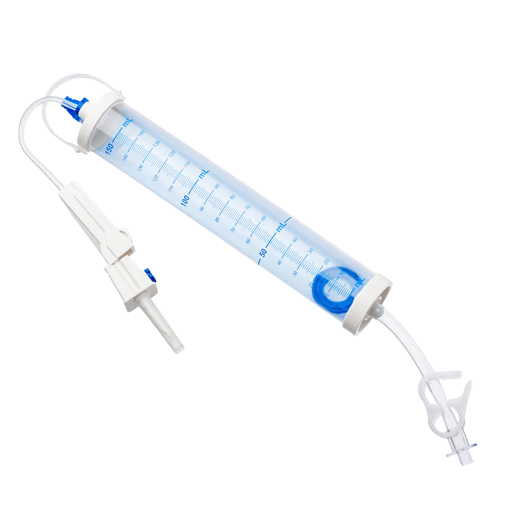 Mdevice Burette 150ml Infusion Set - 60 Drops/ml, 230cm, NAS Safety Shutoff