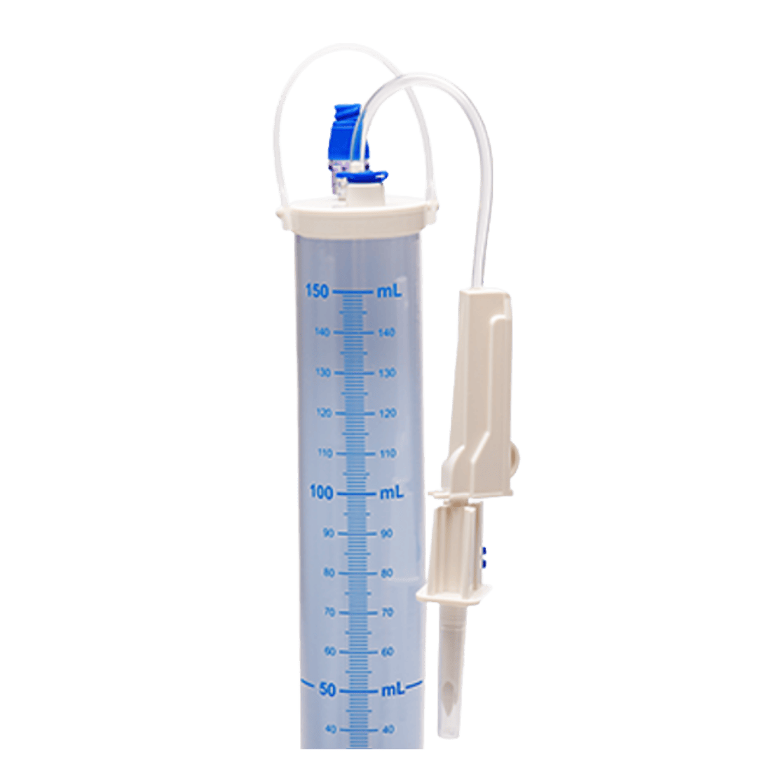 Mdevice Burette 150ml Infusion Set - 60 Drops/ml, 230cm, NAS Safety Shutoff