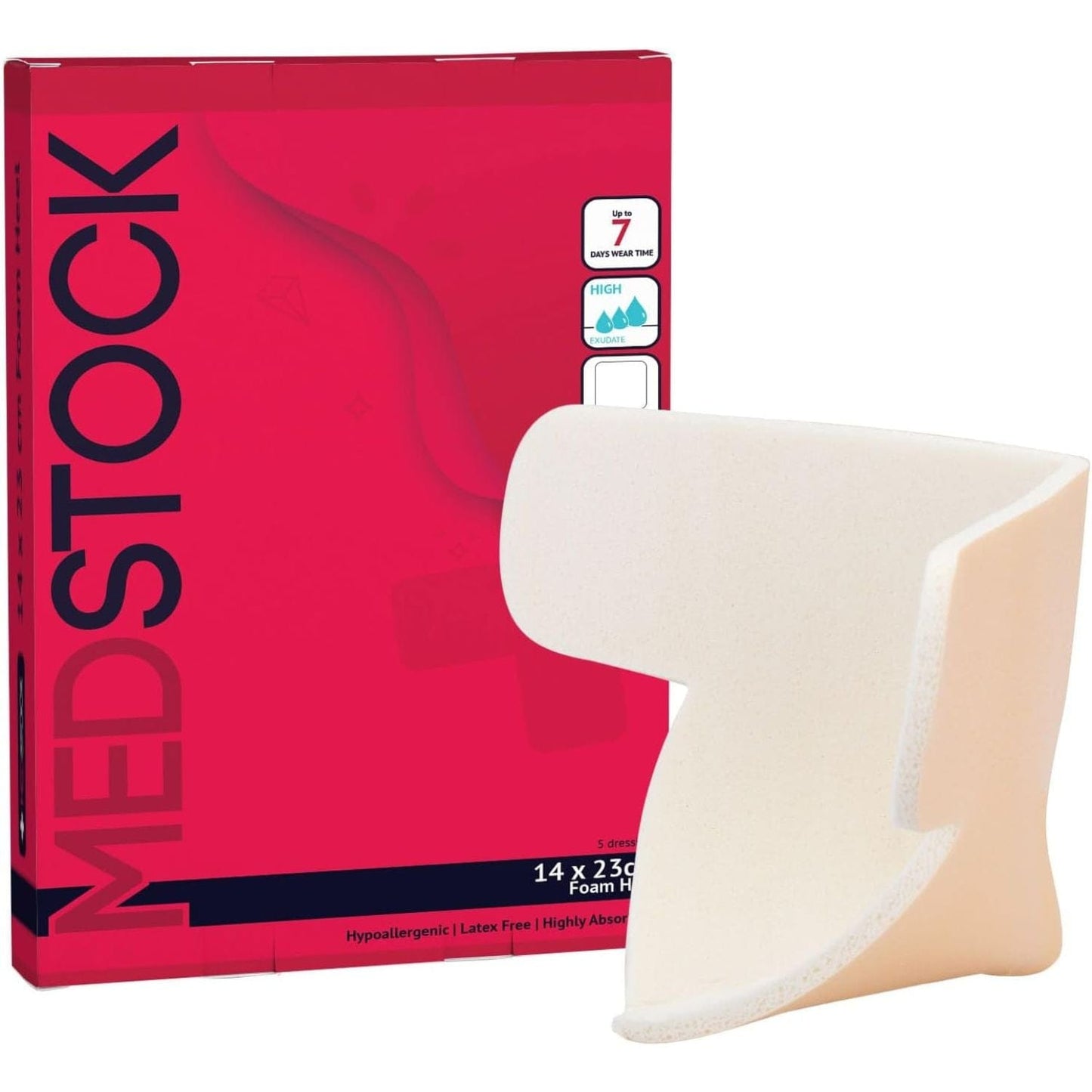 Medstock Foam Non Adh Heel