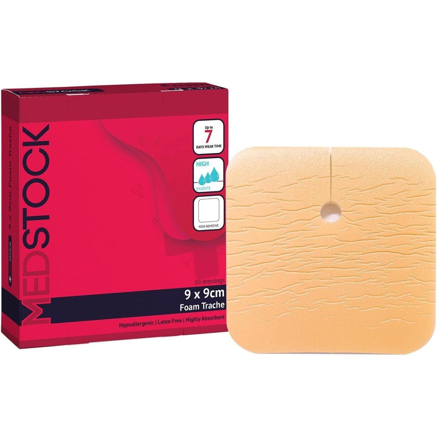 Medstock Foam Non Adh Trachy