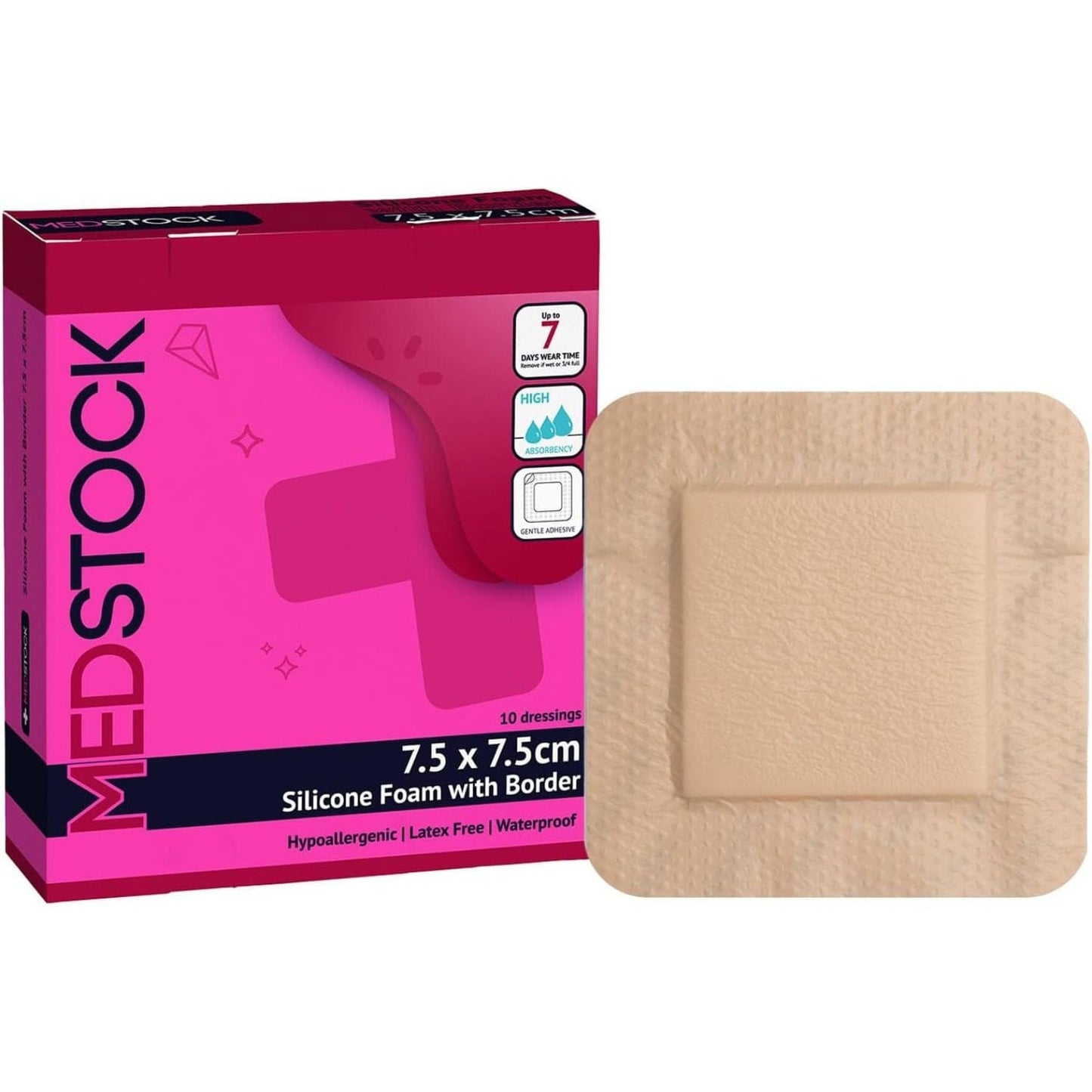 Medstock Silicone Foam Border