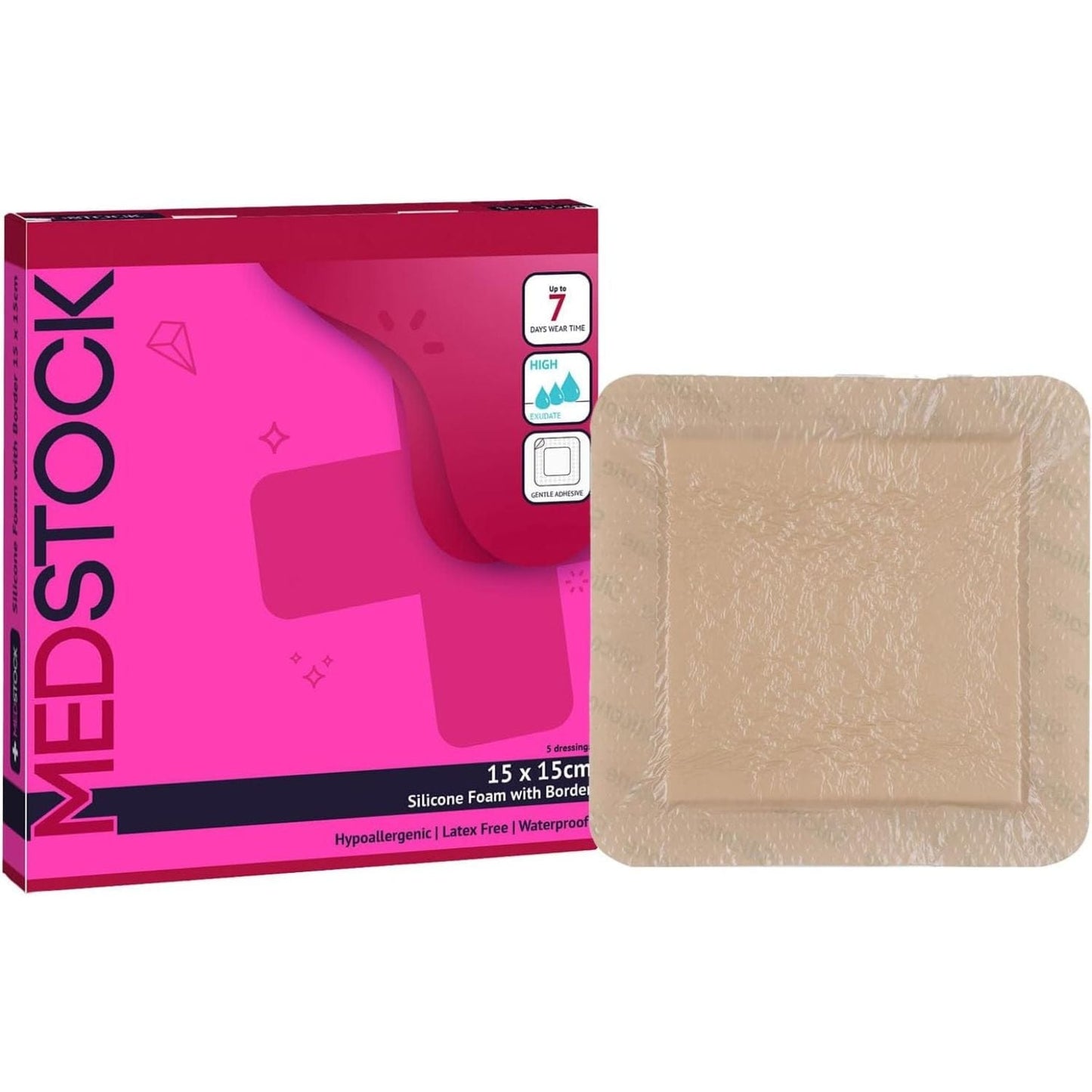 Medstock Silicone Foam Border