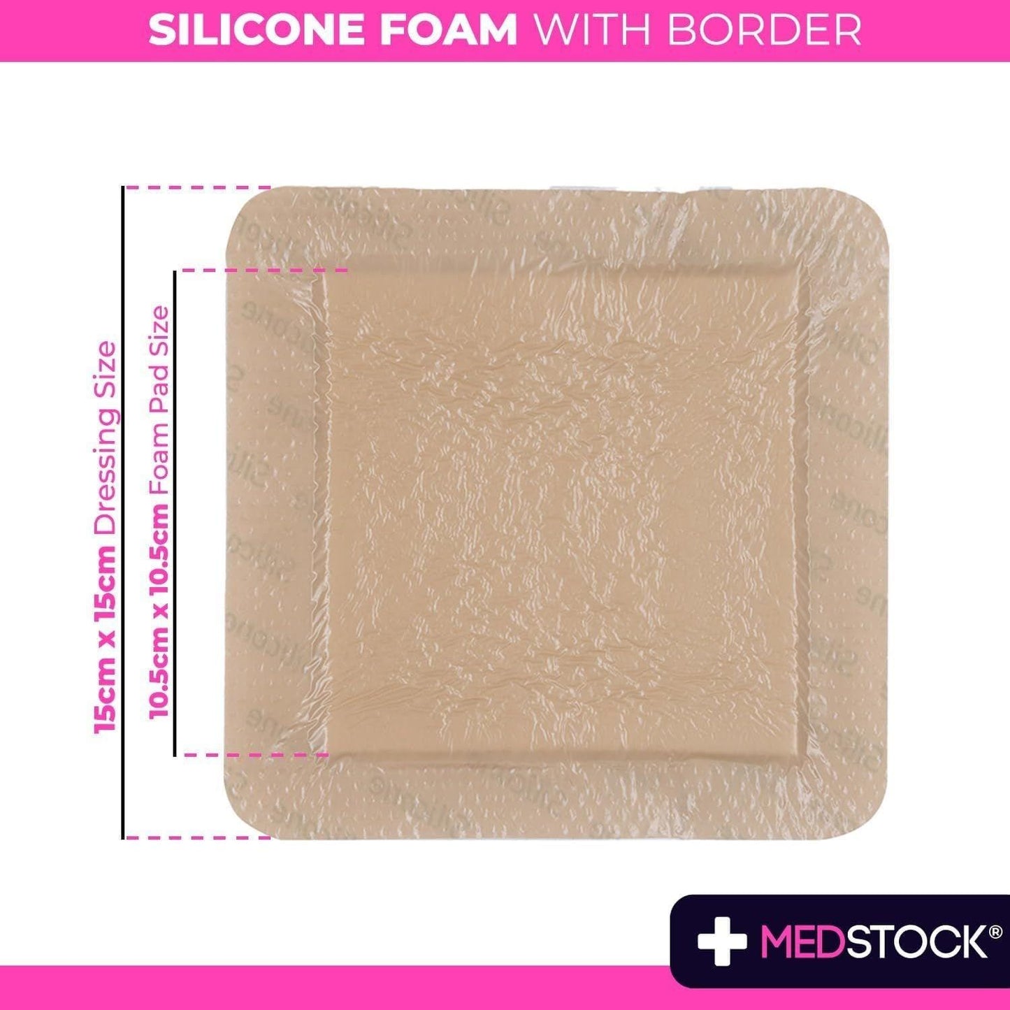 Medstock Silicone Foam Border