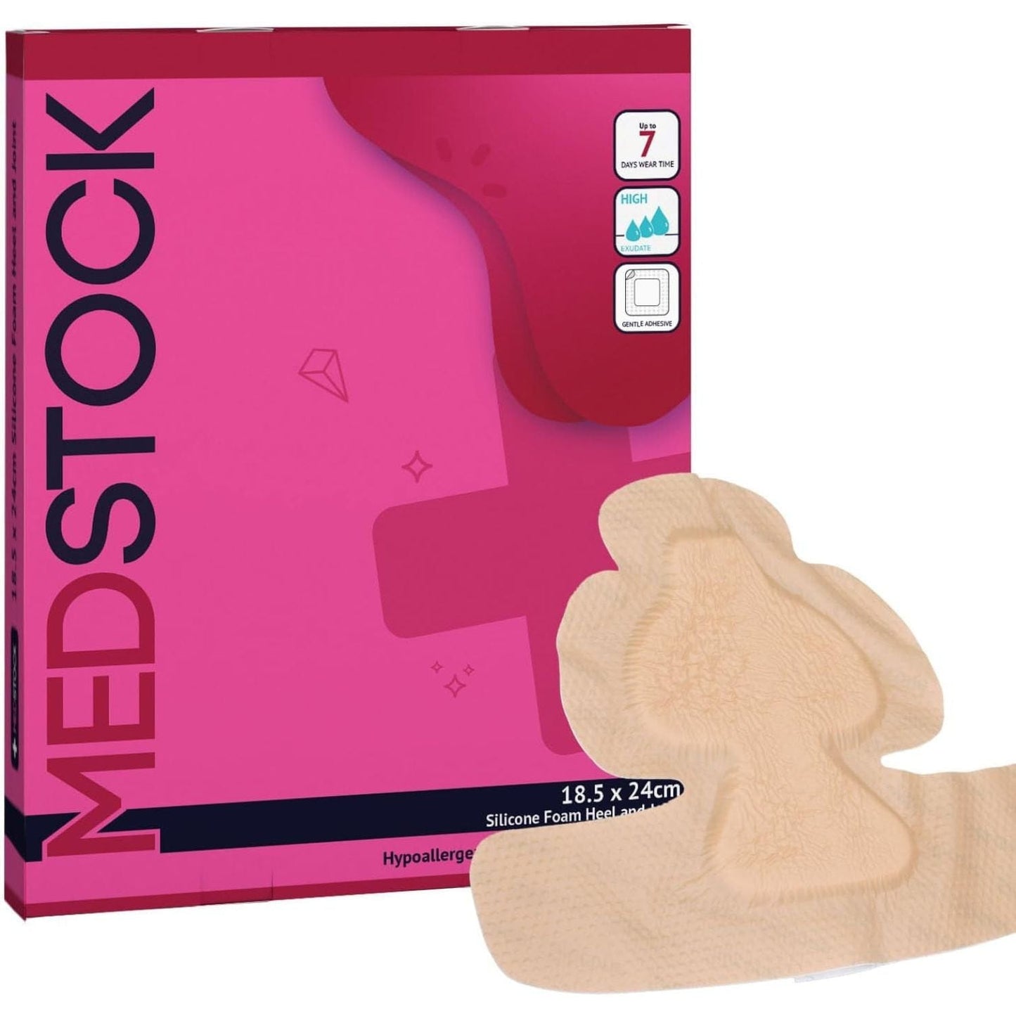 Medstock Silicone Foam Border Heel