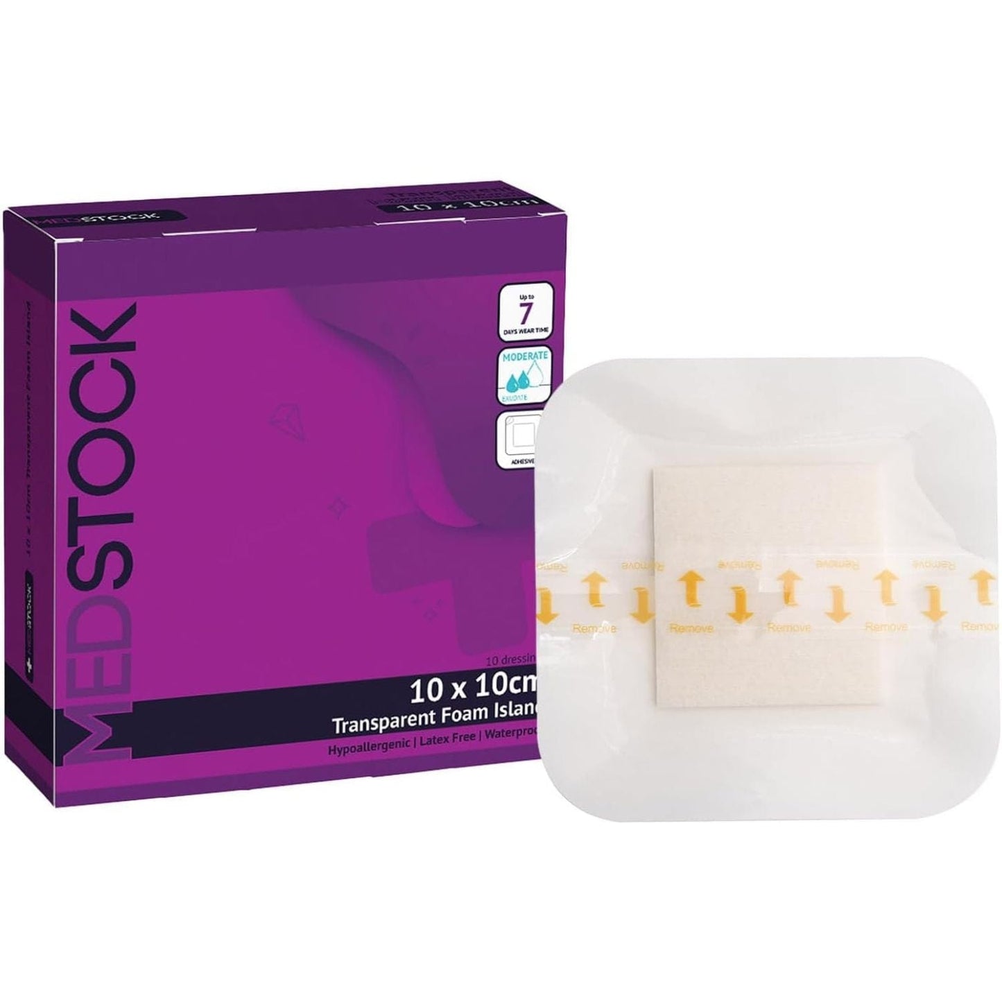 Medstock Transparent Foam Island