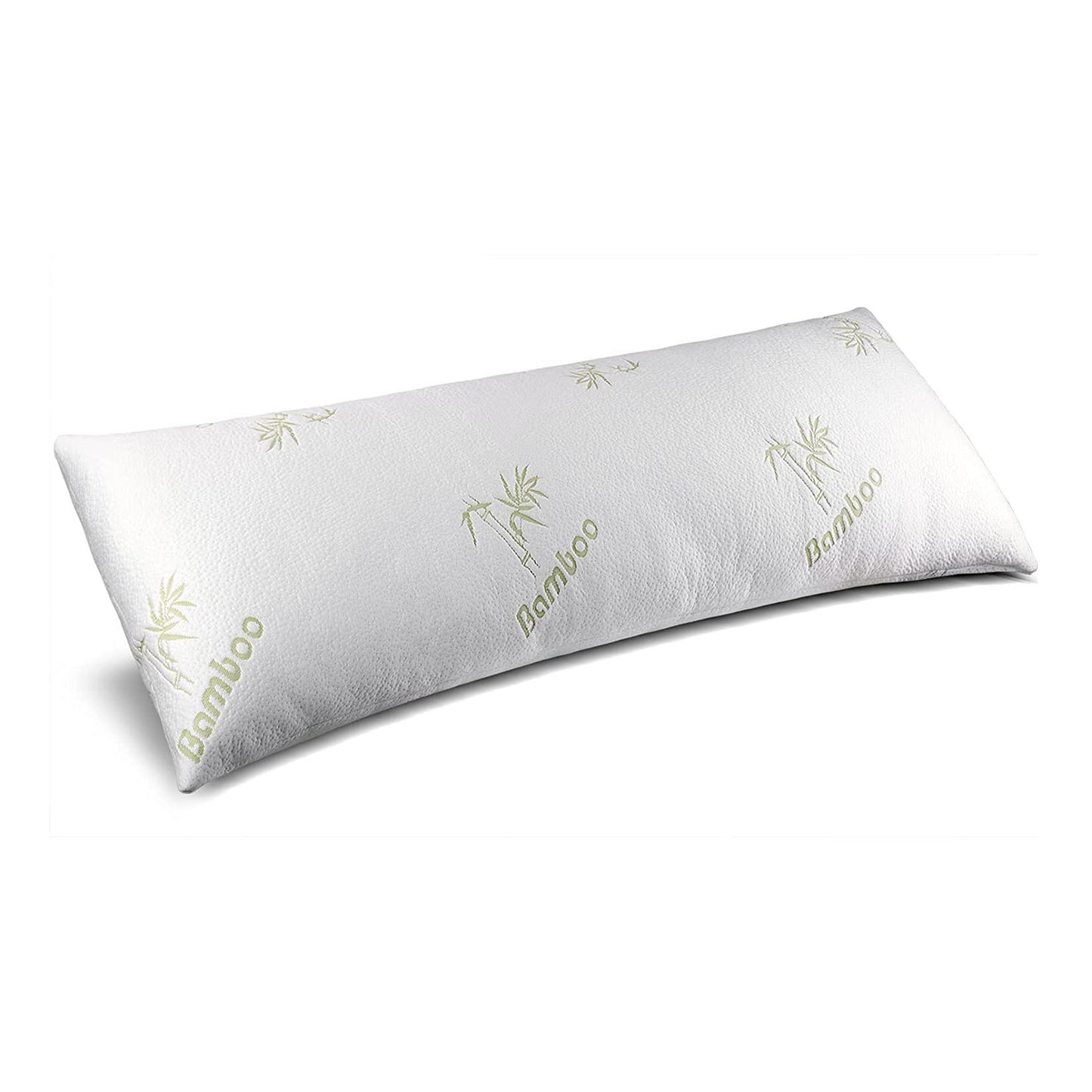 Memory Foam Body Pillow – Bamboo Cover, 100cm, Hypoallergenic