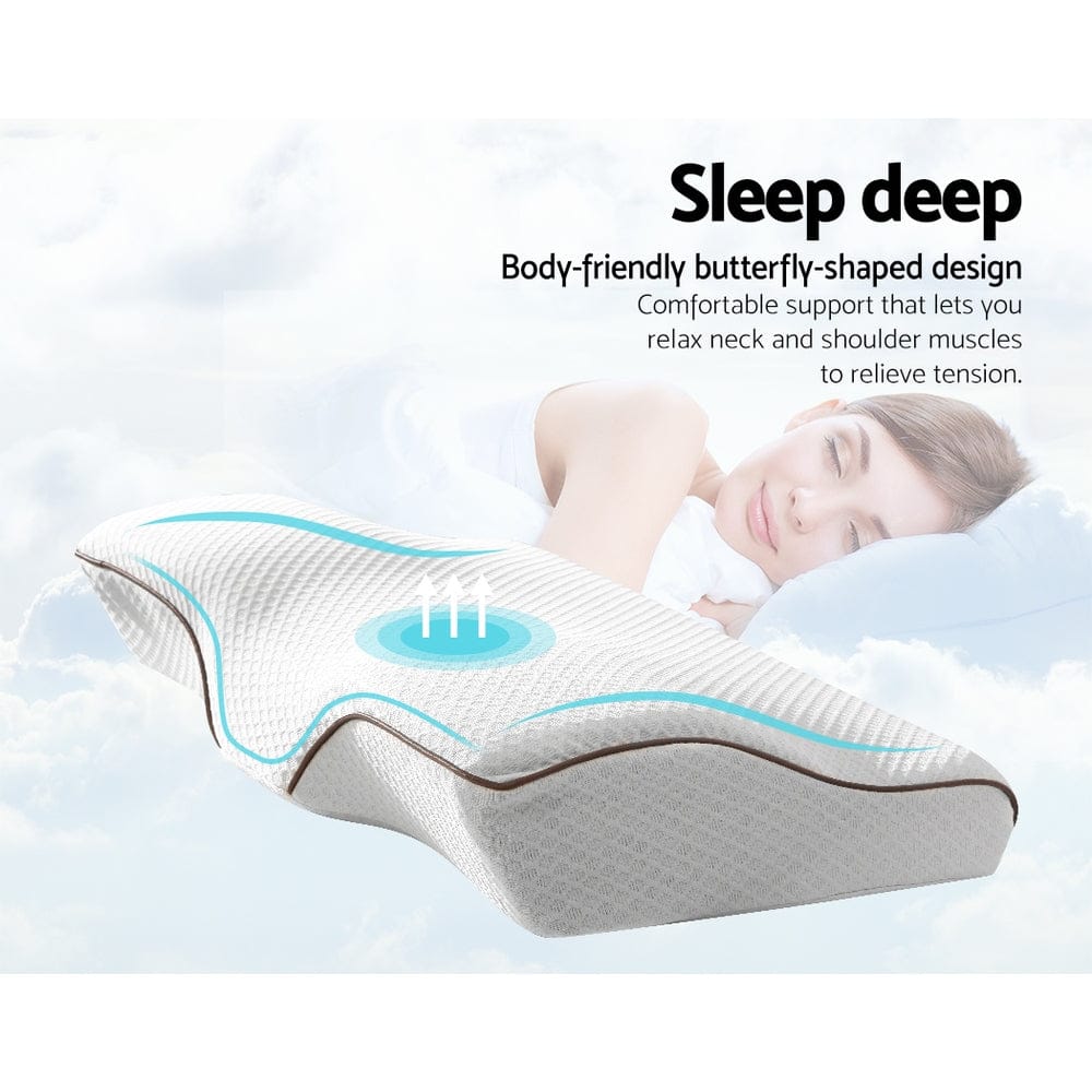 Memory Foam Contour Pillow Grey