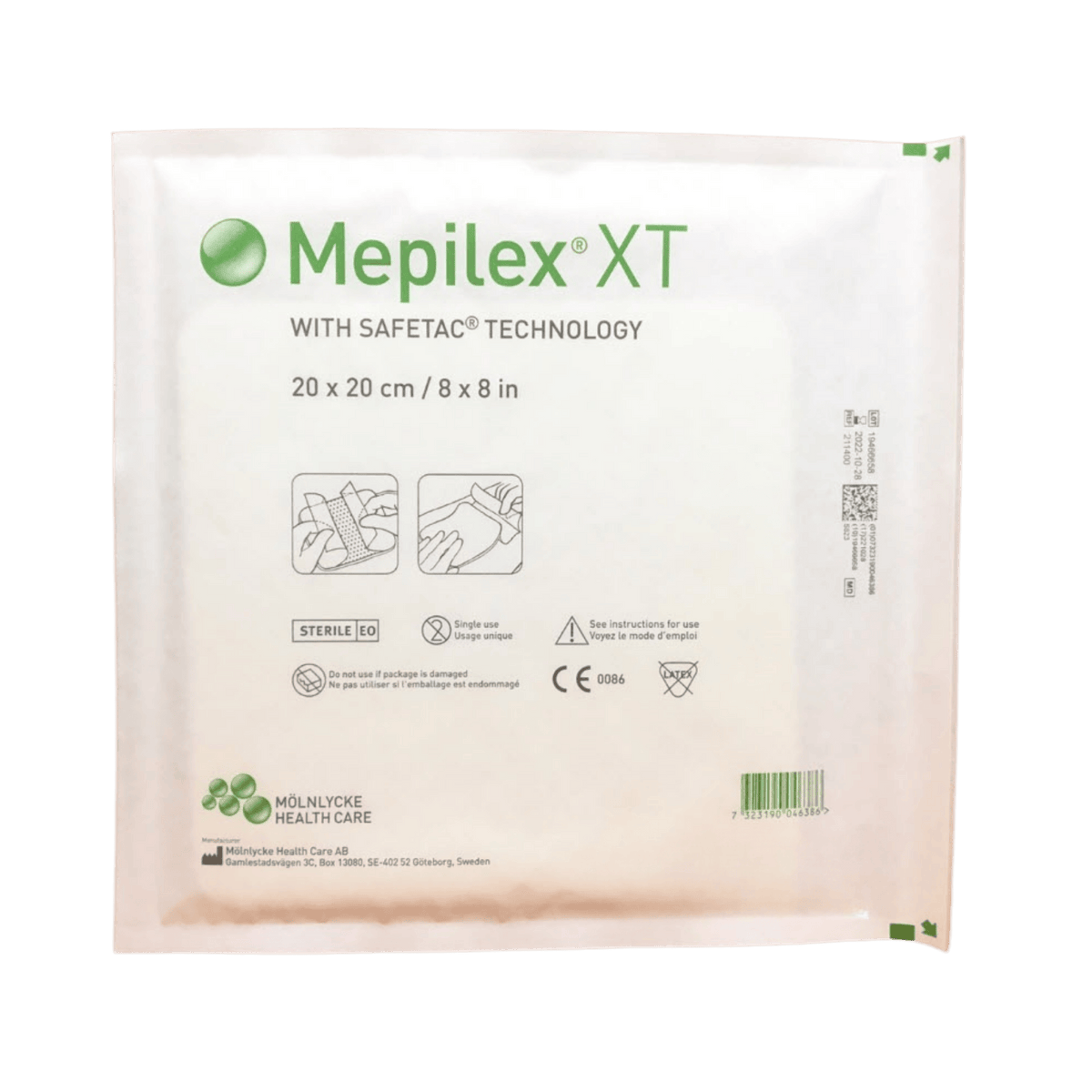 Molnlycke Mepilex XT Foam Dressing