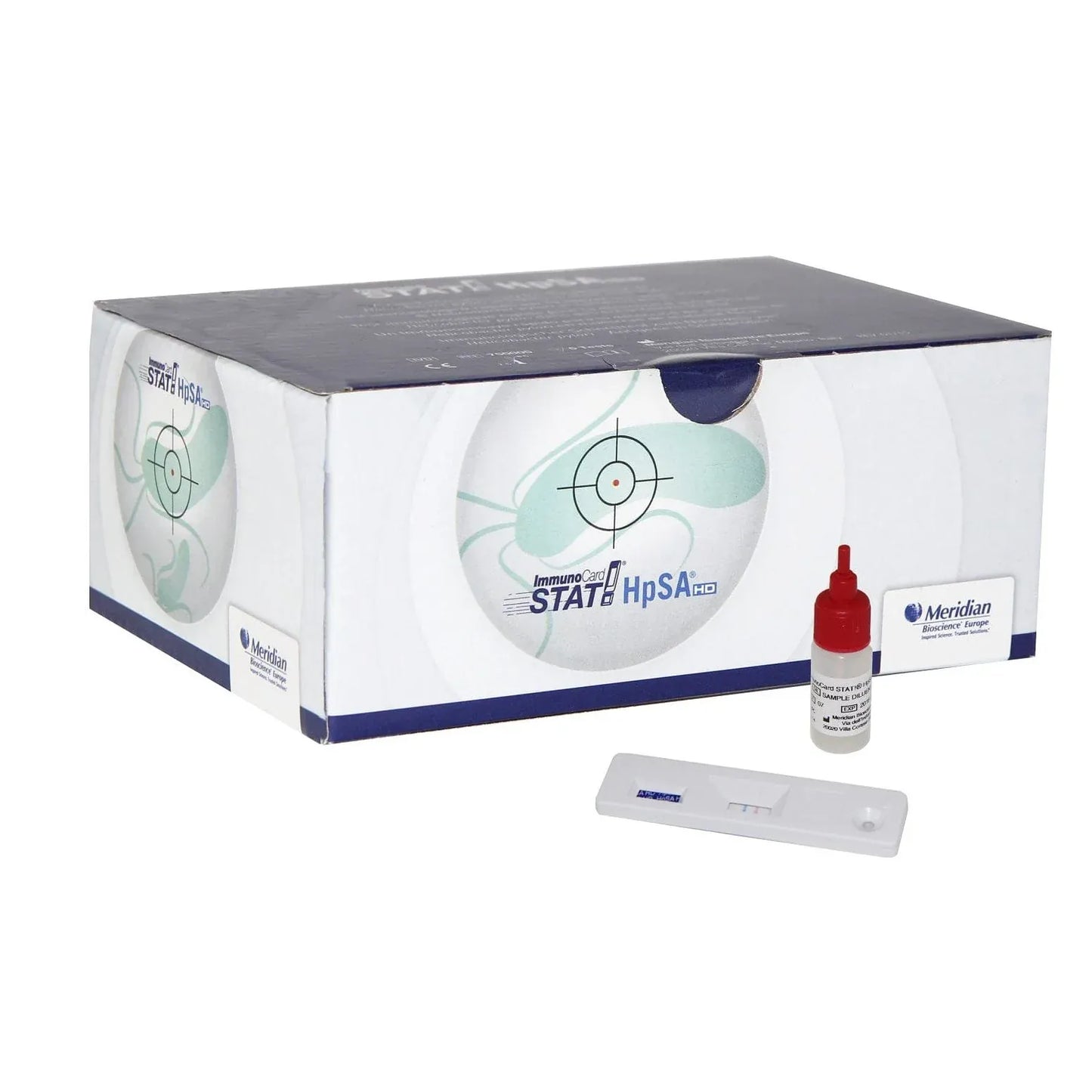 Meridian Bioscience Diagnostic Tests Meridian BioScience ImmunoCard STAT HpSA HD - Helicobacter Pylori Antigen Detect