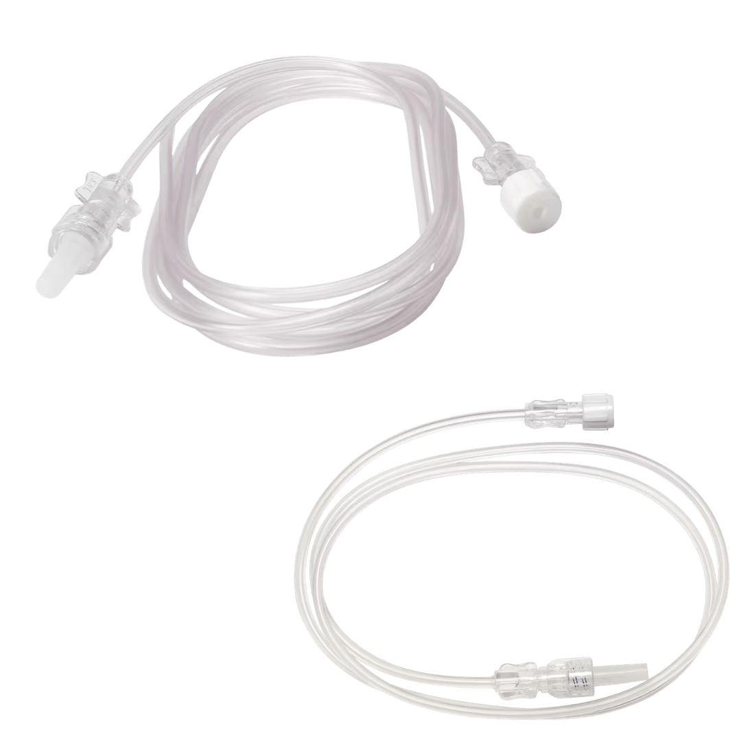 Microbore Extension Set with Female to Male Luer Lock and Rotating Collar