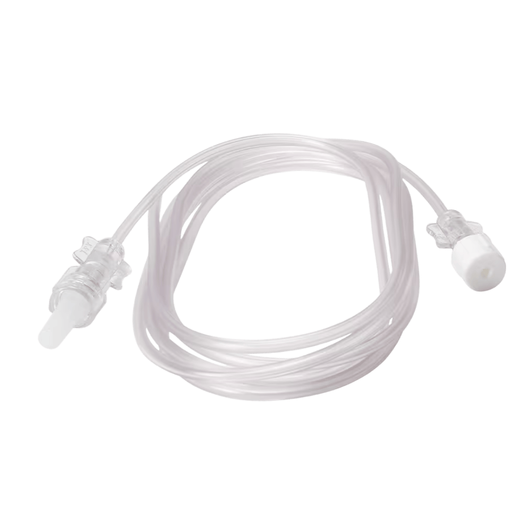 Microbore Extension Set with Female to Male Luer Lock and Rotating Collar
