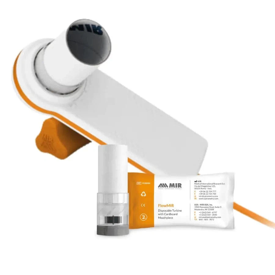MIR MiniSpir USB Spirometer With 1 Year Platinum Software Subscription, Dimensio