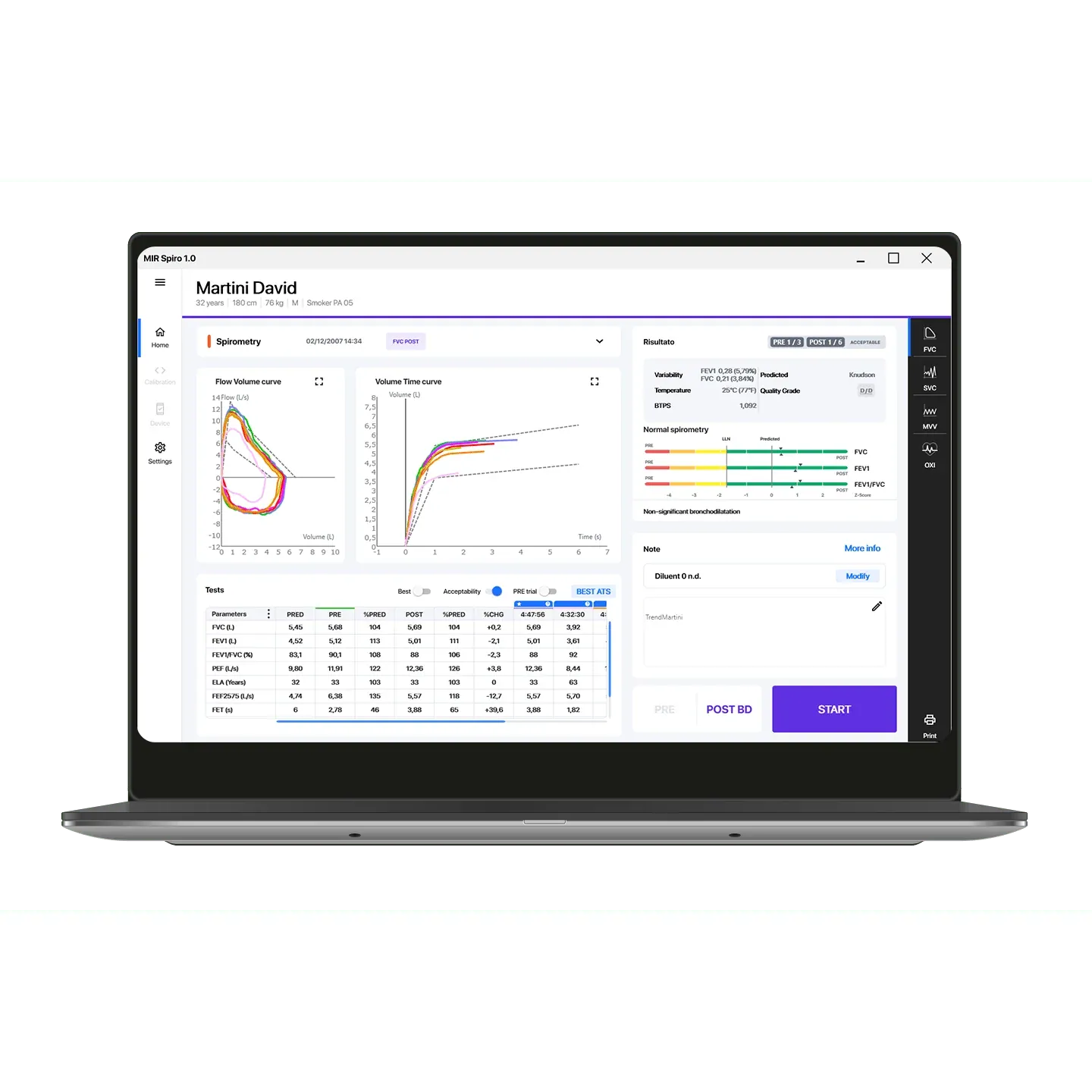 MIR Spirometers MIR Spiro Software Platinum - 2 Year Subscription for Spirometry
