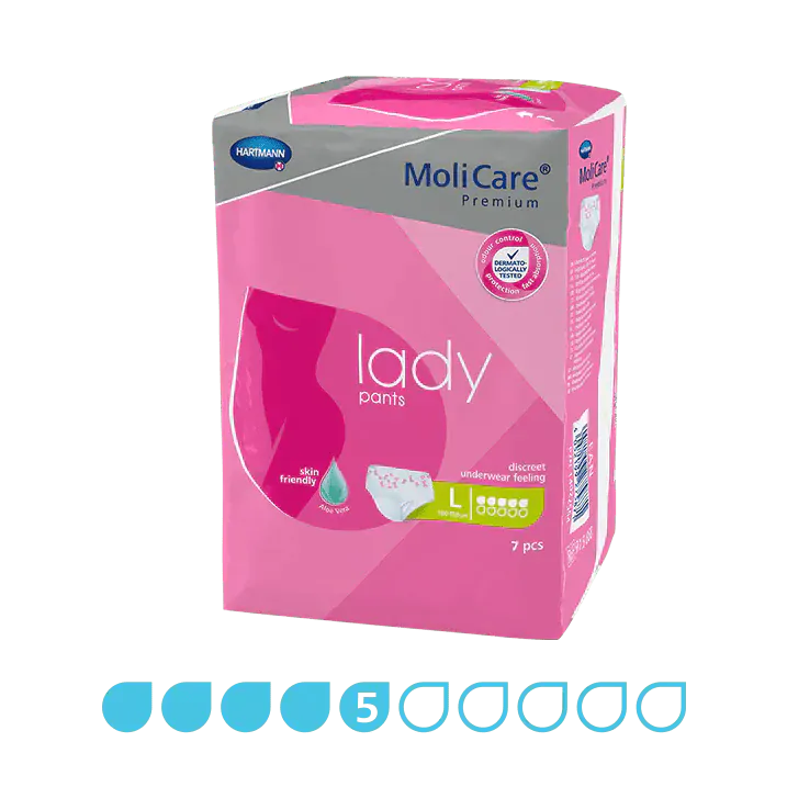 Molicare Premium Lady Pants 5 Drops Large