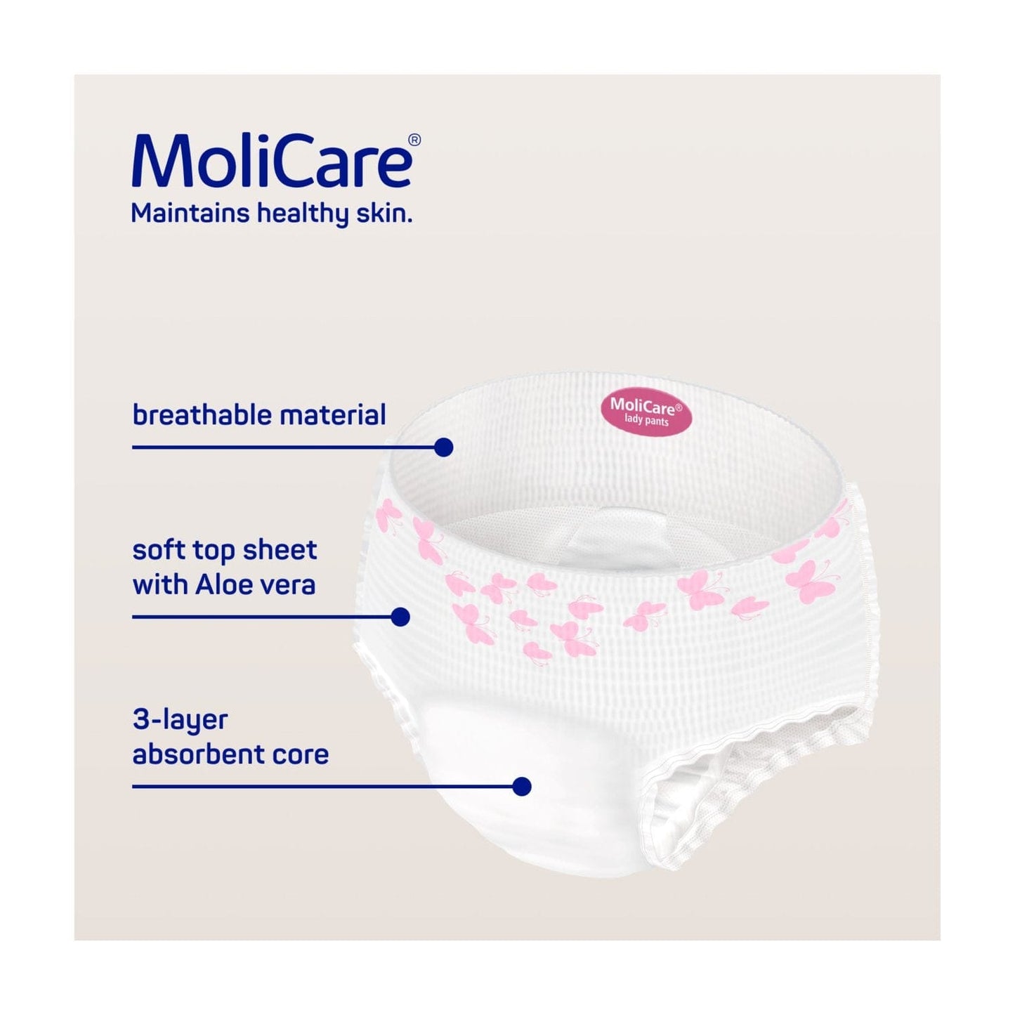 Molicare Premium Lady Pants 5 Drops Medium