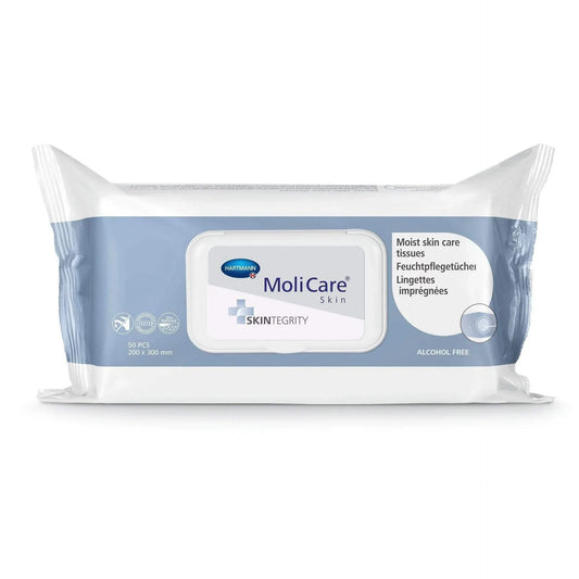 Hartmann Cleaning Towels 50pcs MoliCare Skin Cleanse Tissues