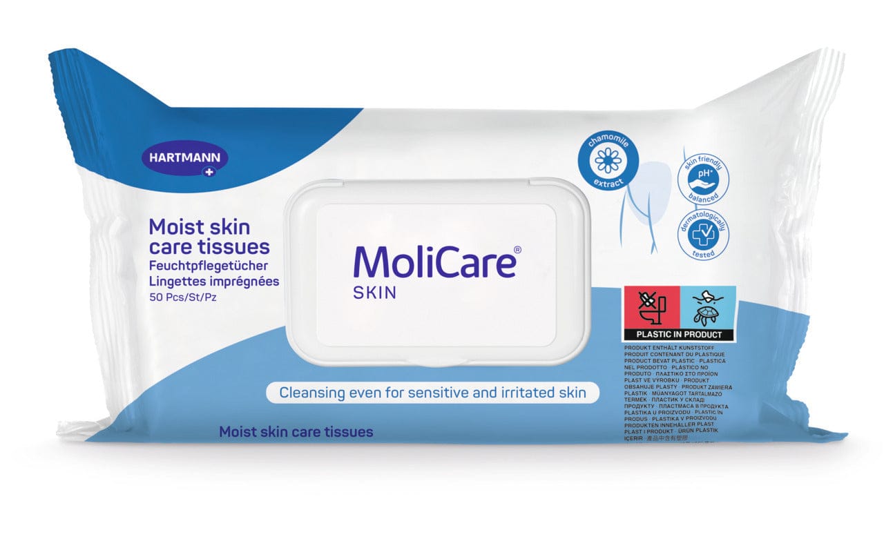 MoliCare Skin Moist Skin Care Tissues 20×30cm