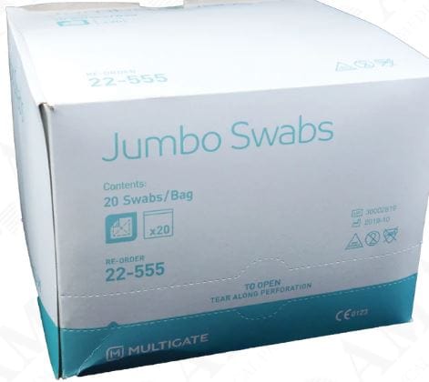 Multigate Mouth JUMBO SWABS 16cm Non Sterile