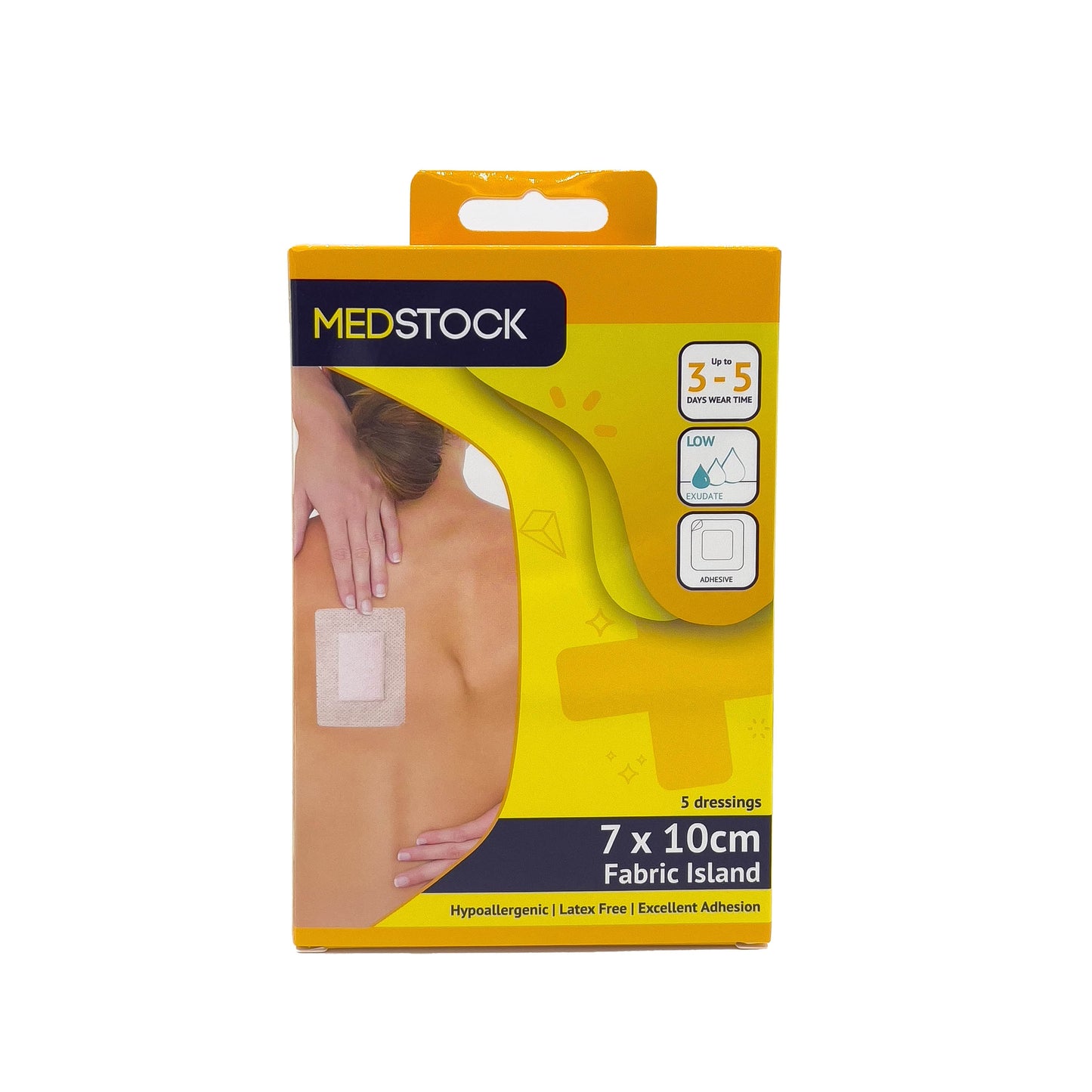 Multipack Fabric Island Dressing 7cm x 10cm