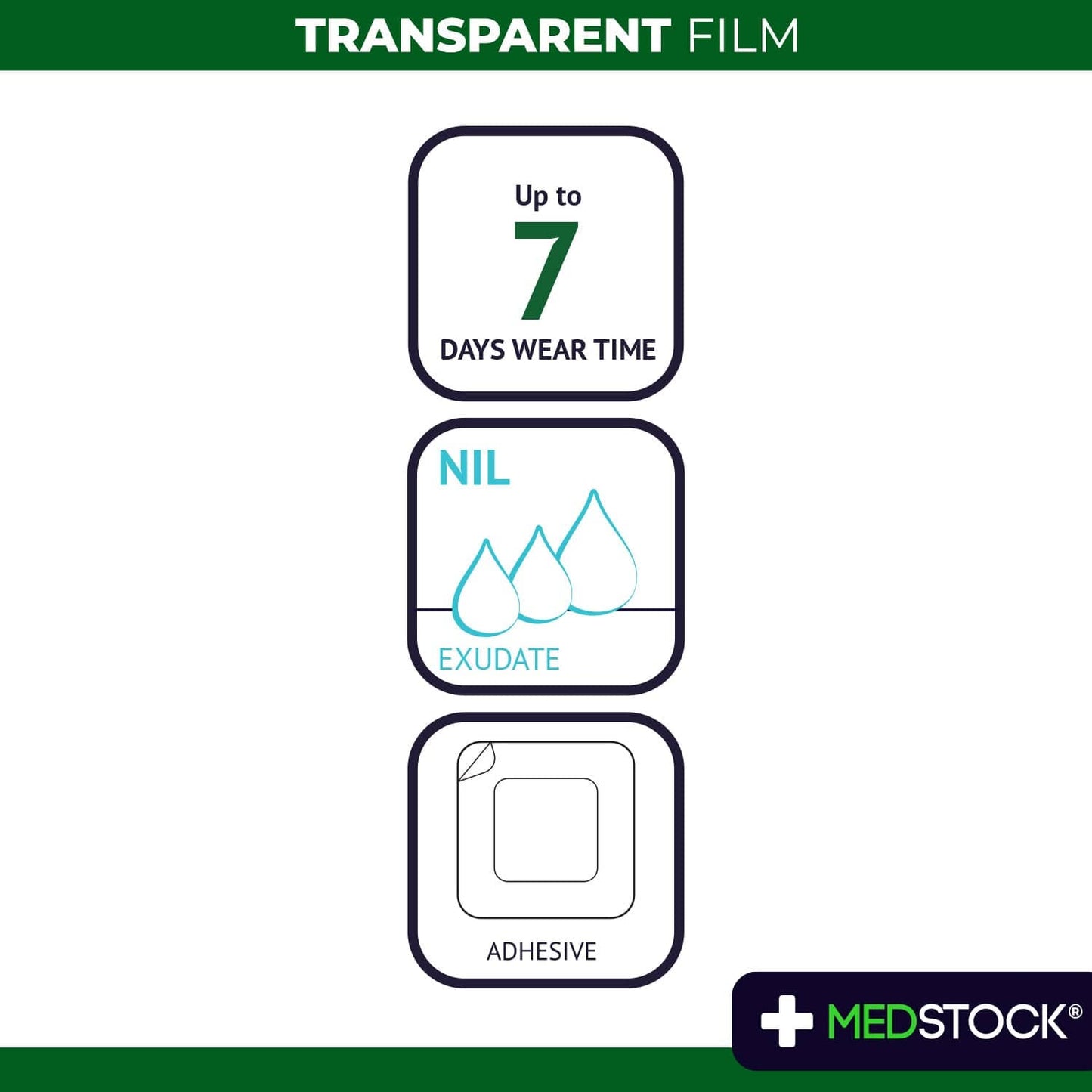 Transparent Film Dressing 10cm x 12cm
