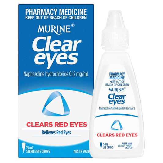Murine Eye Care Murine Clear Eye 15ml (Naphazoline Hcl 0.12mg/ml Soln)