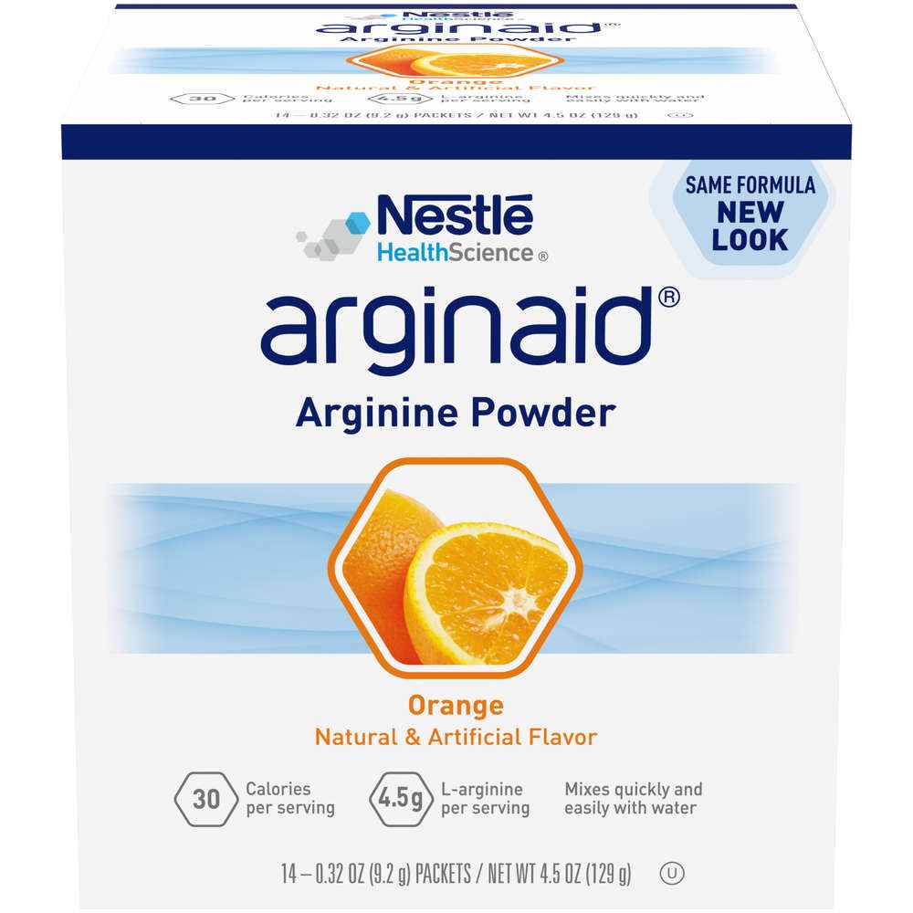 Nestle Healthcare Carton of 56 Nestle Arginaid Orange Sachet 9.2g