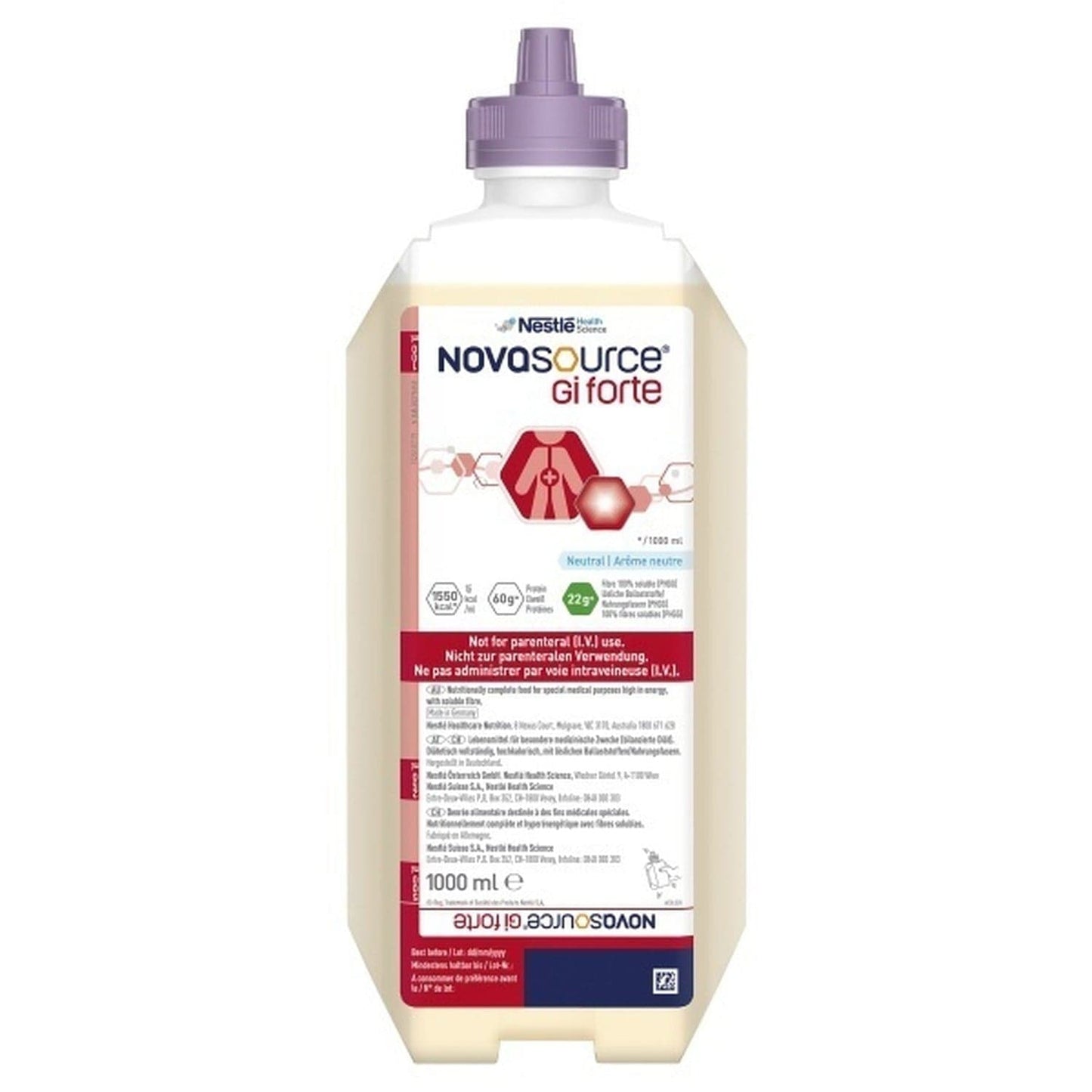 Nestle Novasource GI Forte SmartFlex - Neutral 1000mL RTH Bottle