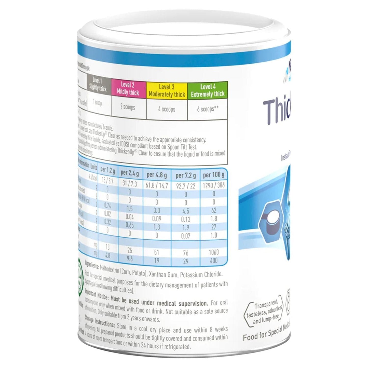 Nestle Resource Thicken Up Clear 125g