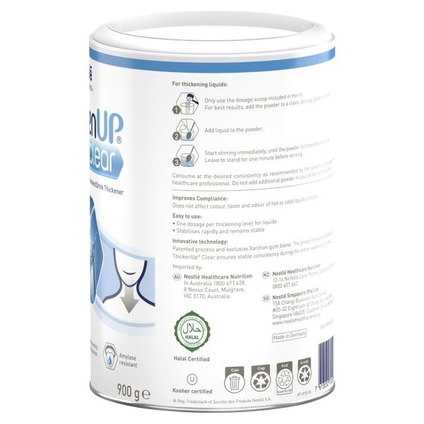 Nestle Resource Thickenup Clear 900g