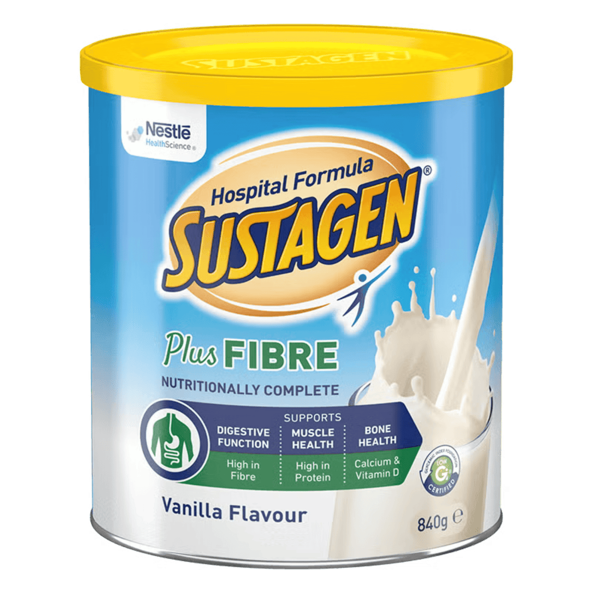 Nestle Sustagen Formula Active Plus Fibre Vanilla 840g