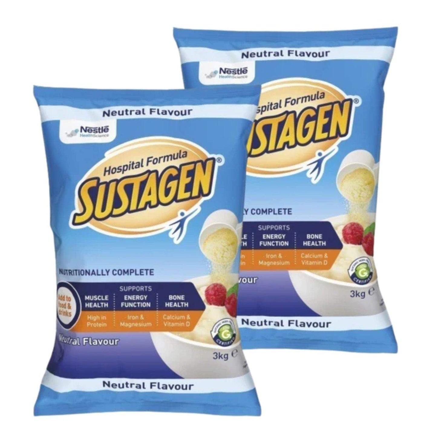 Nestle Sustagen Hospital Formula Active - Neutral 3kg Bag