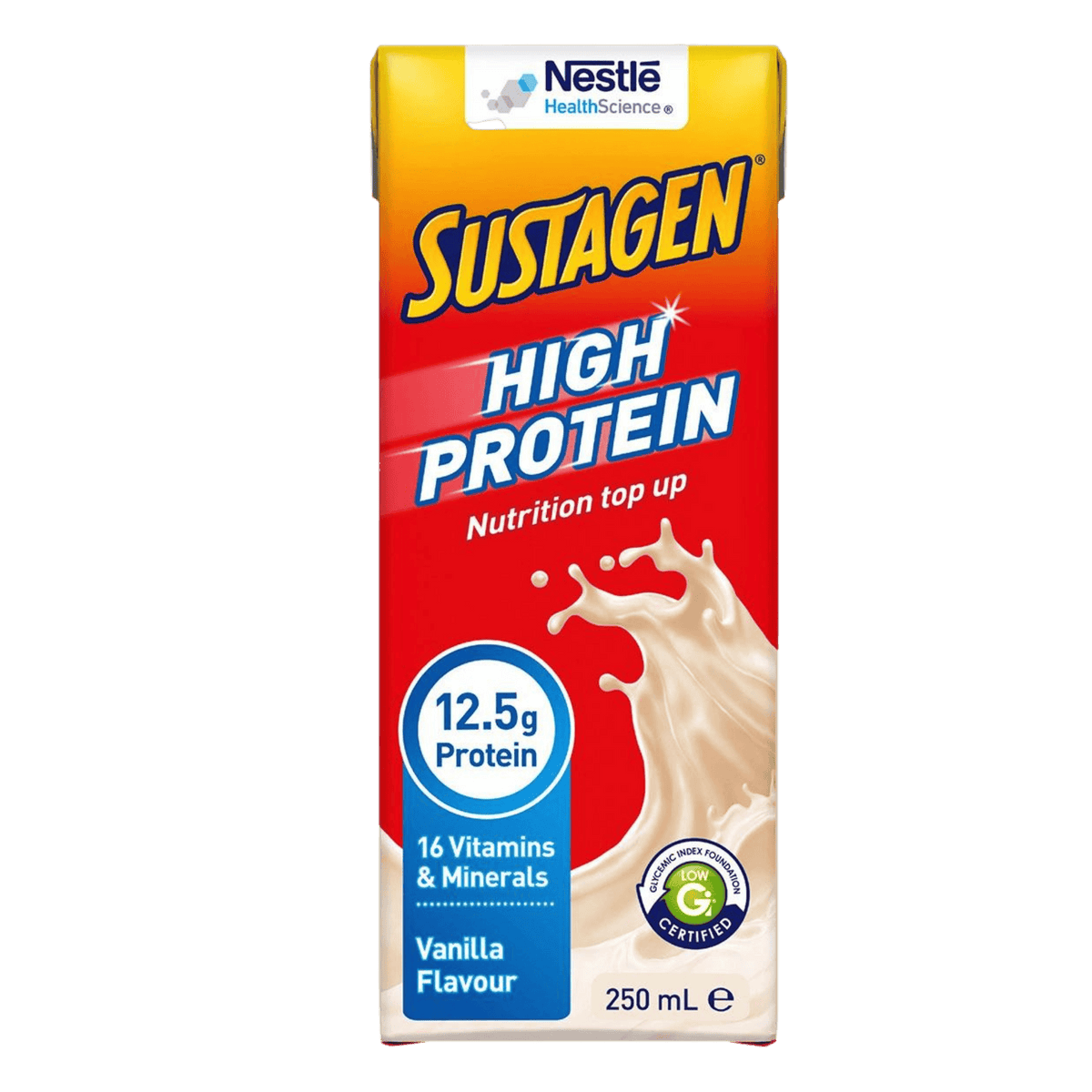 Nestle Sustagen Liquid Vanilla Ready To Drink 250ml