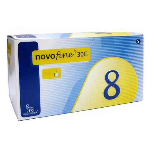 Novo Nordisk Pen Needles NovoFine Pen Needle 30G 8mm - Stainless Steel, Universal Fit