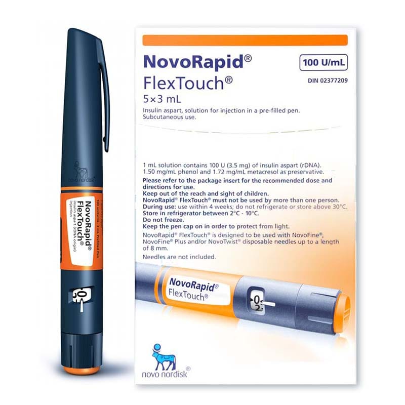 NovoRapid Insulins NovoRapid FlexPen Insulin Aspart 3 ml