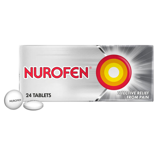 Nurofen Tablets 200 mg – 24 Tablets (Ibuprofen)