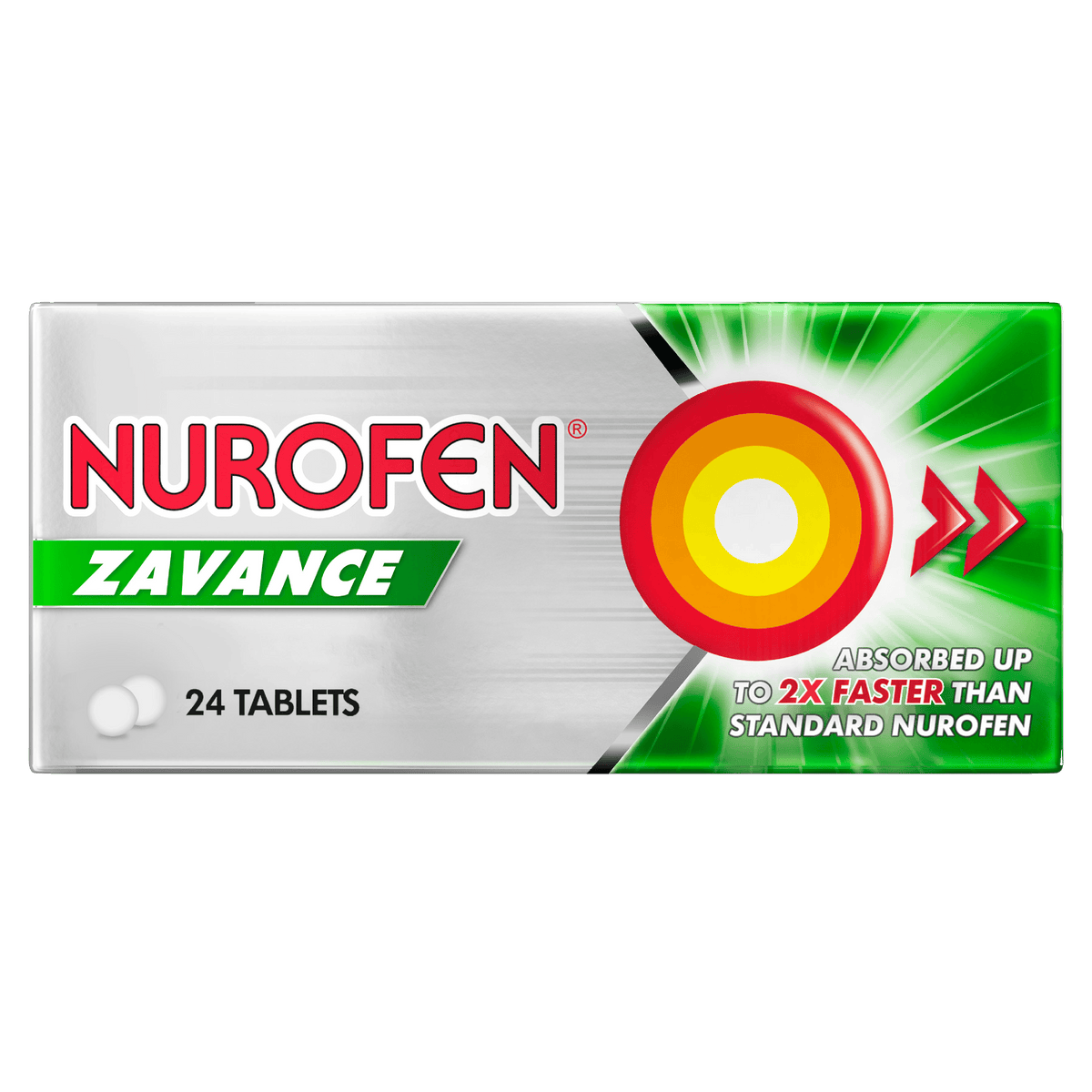 Nurofen Zavance Tablets 24s 256mg Ibuprofen Pain Relief
