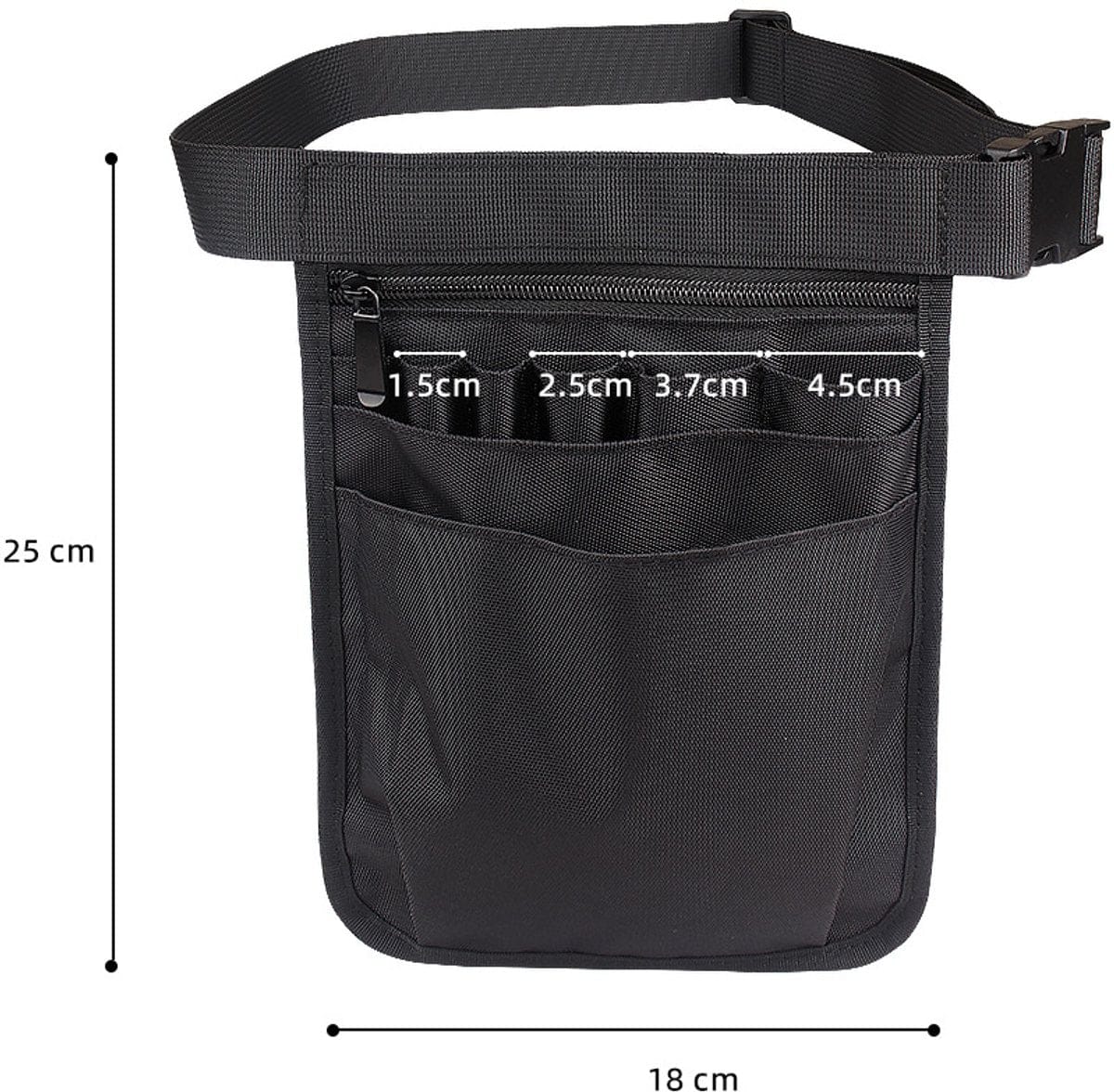 Nurse waist bag for women - Practical Waist Bags - small waist bag ladies - fanny pack ladies - multi-compartment bag - adjustable - Suitable For Nurses/Healthcare Professionals/Medical Volunteers