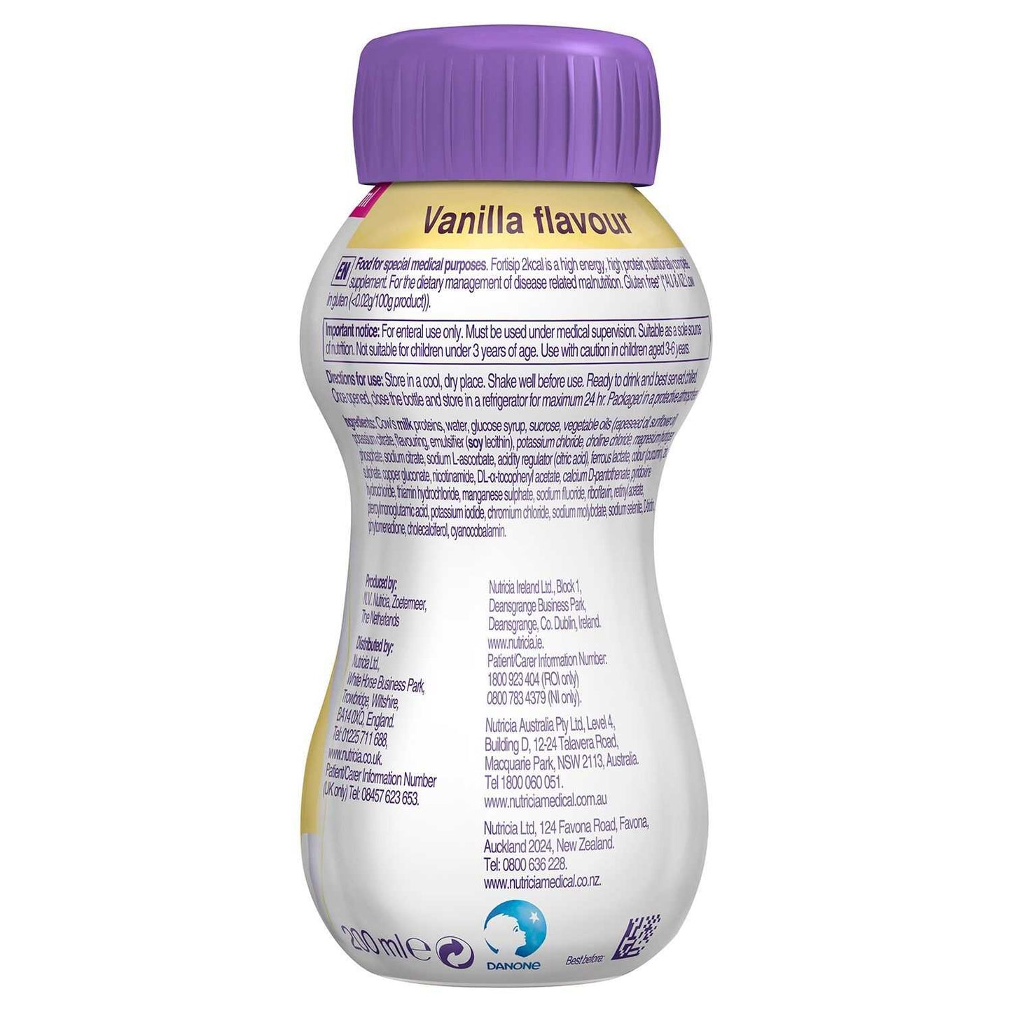 Nutricia Fortisip 2kcal - Vanilla 200mL