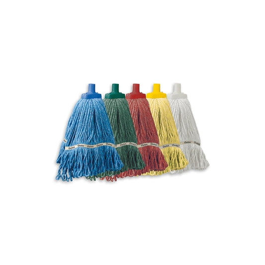 Oates Cleaning Supplies Oates DuraClean Mop Hospital Launder 350gm Yellow