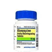 APOTEX Antipsychotics Olanzapine Orally Disintegrating Tablets 10Mg