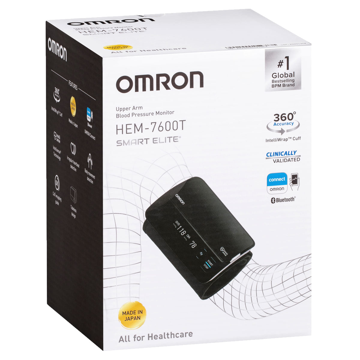 Omron Blood Pressure Monitor Smart Elite Plus HEM7600T