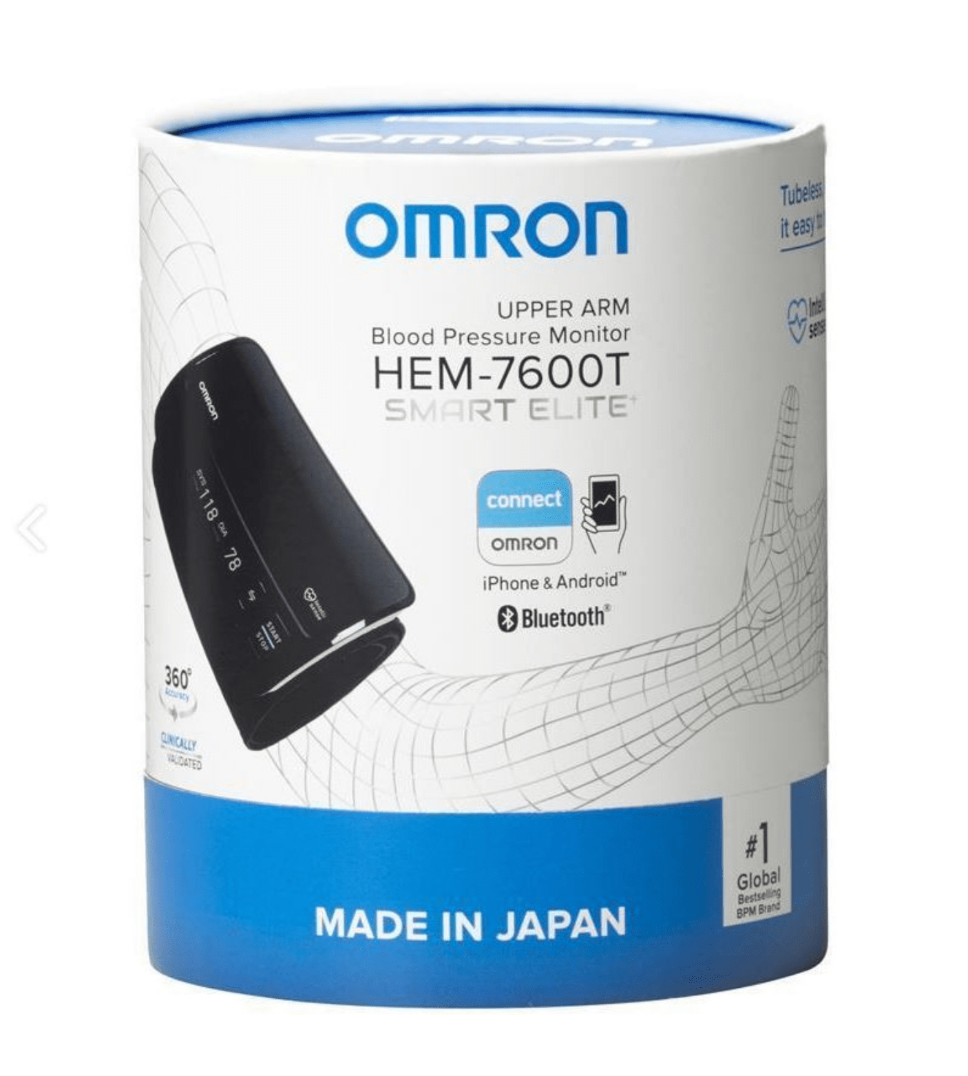 Omron Blood Pressure Monitors Omron Blood Pressure Monitor Smart Elite Plus HEM7600T