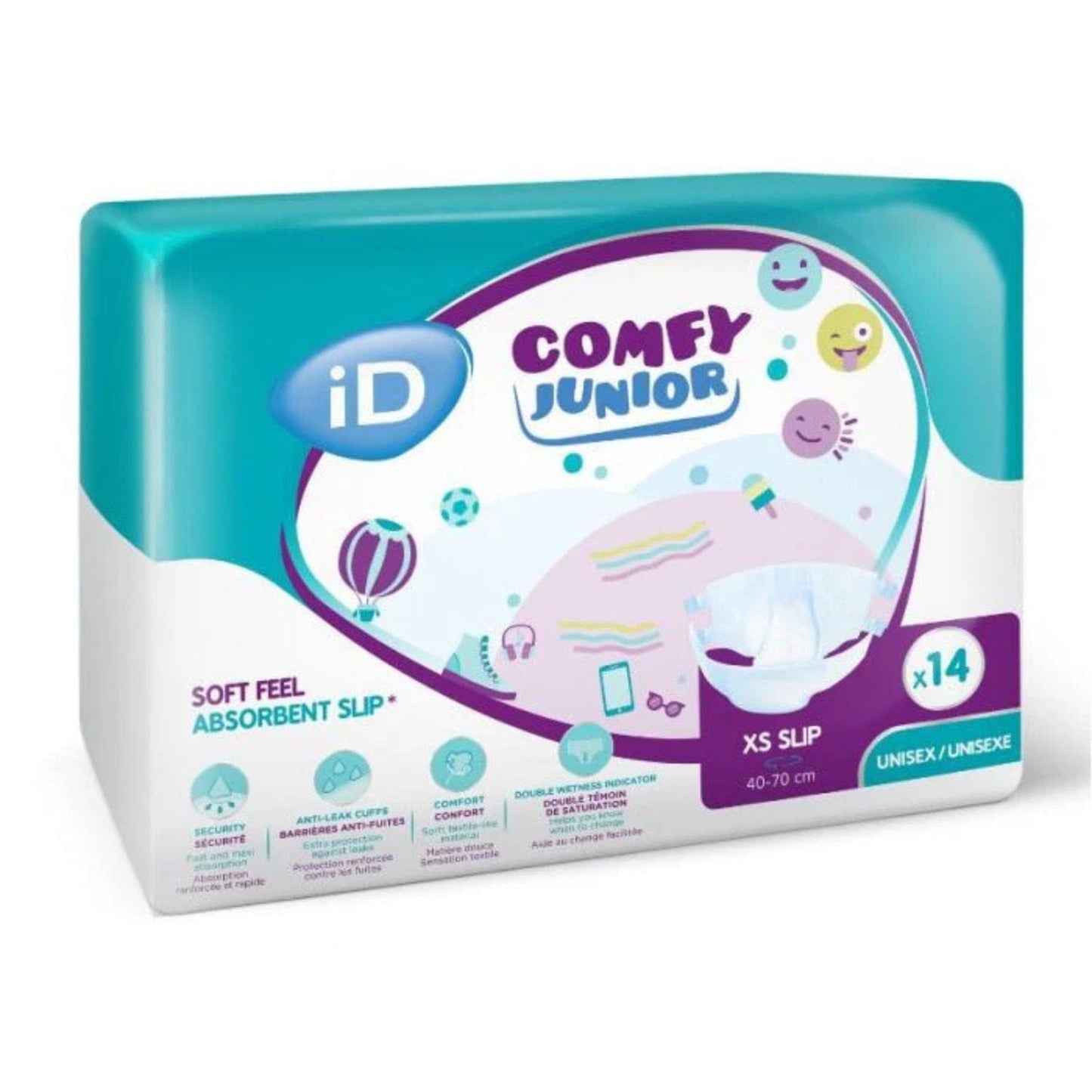 Ontex iD Comfy Junior XS slip (40-70cm)