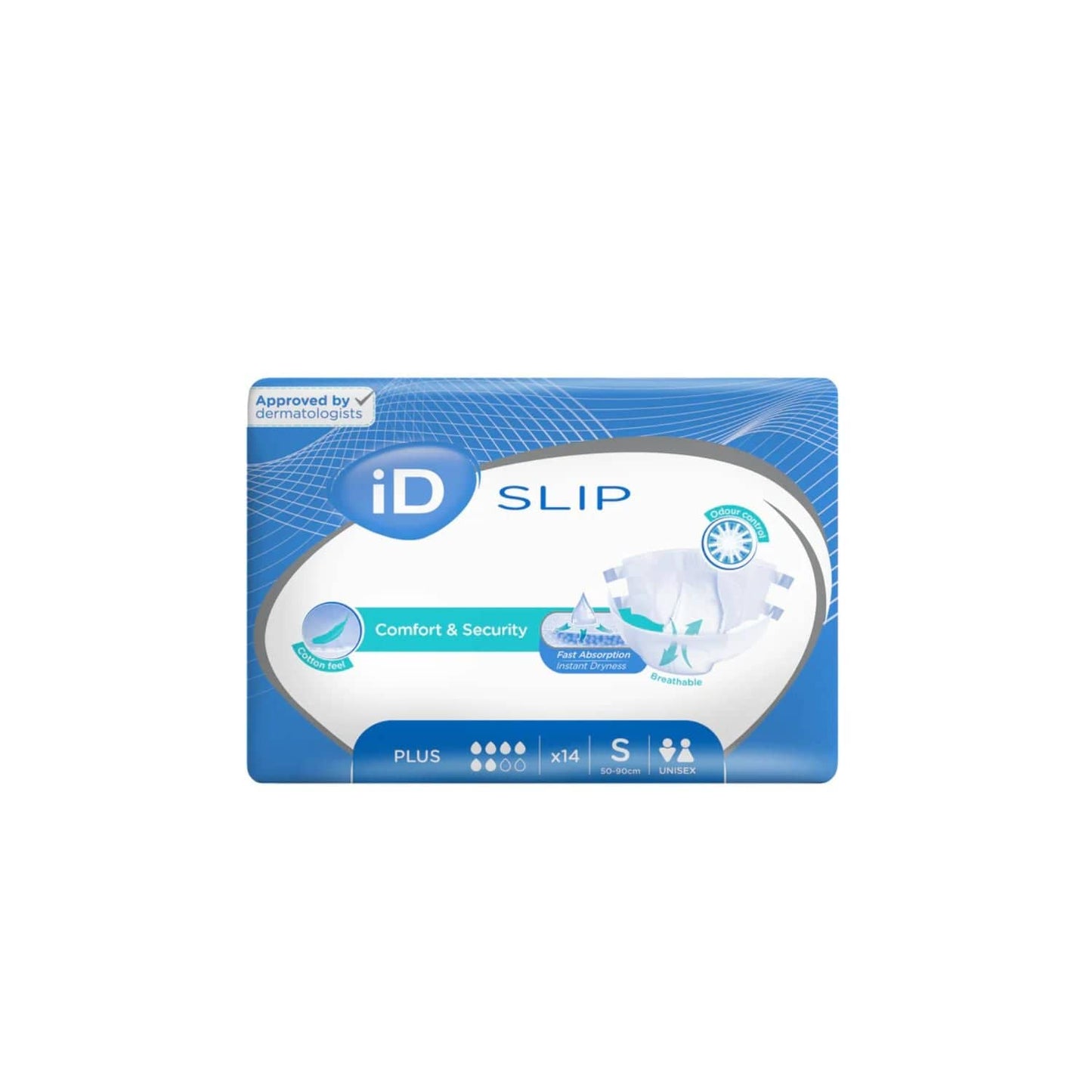 Ontex iD Slip Plus S (50-90cm) 1800ml