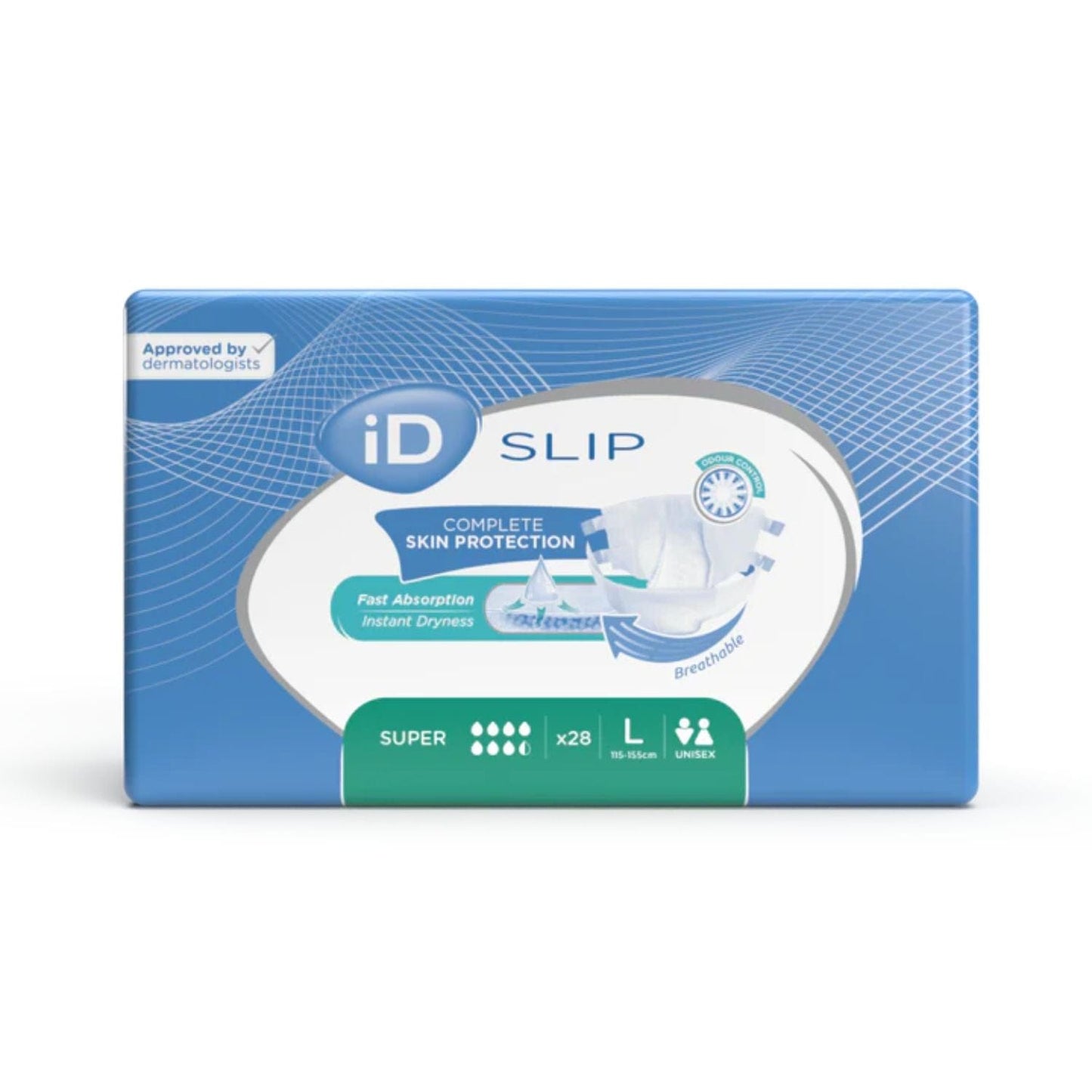 Ontex iD Slip Super L (115-155cm) 3700ml